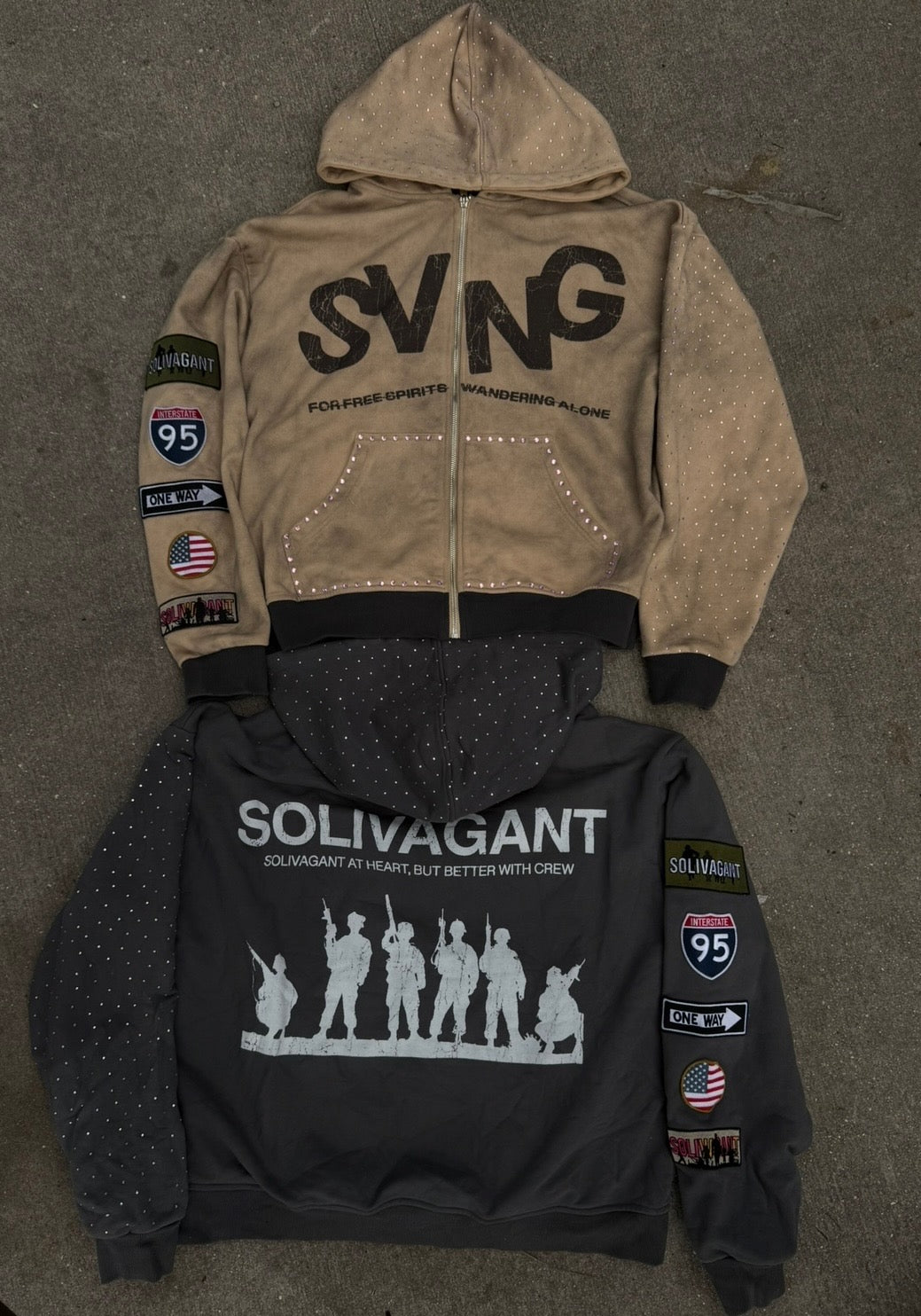 SVNG PatchWork Zip-up