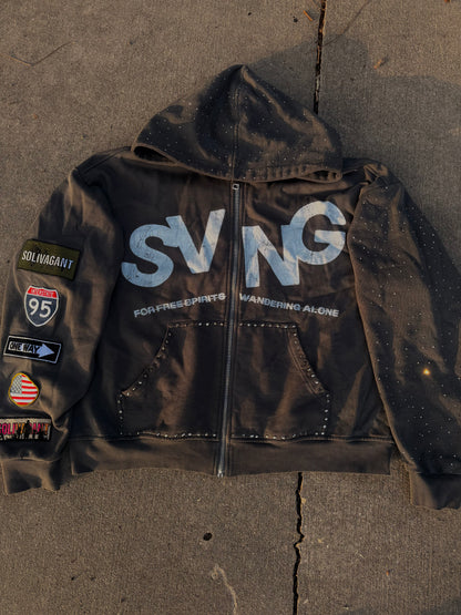 SVNG PatchWork Zip-up