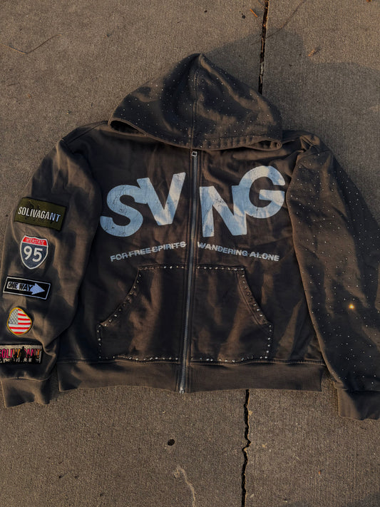 SVNG PatchWork Zip-up