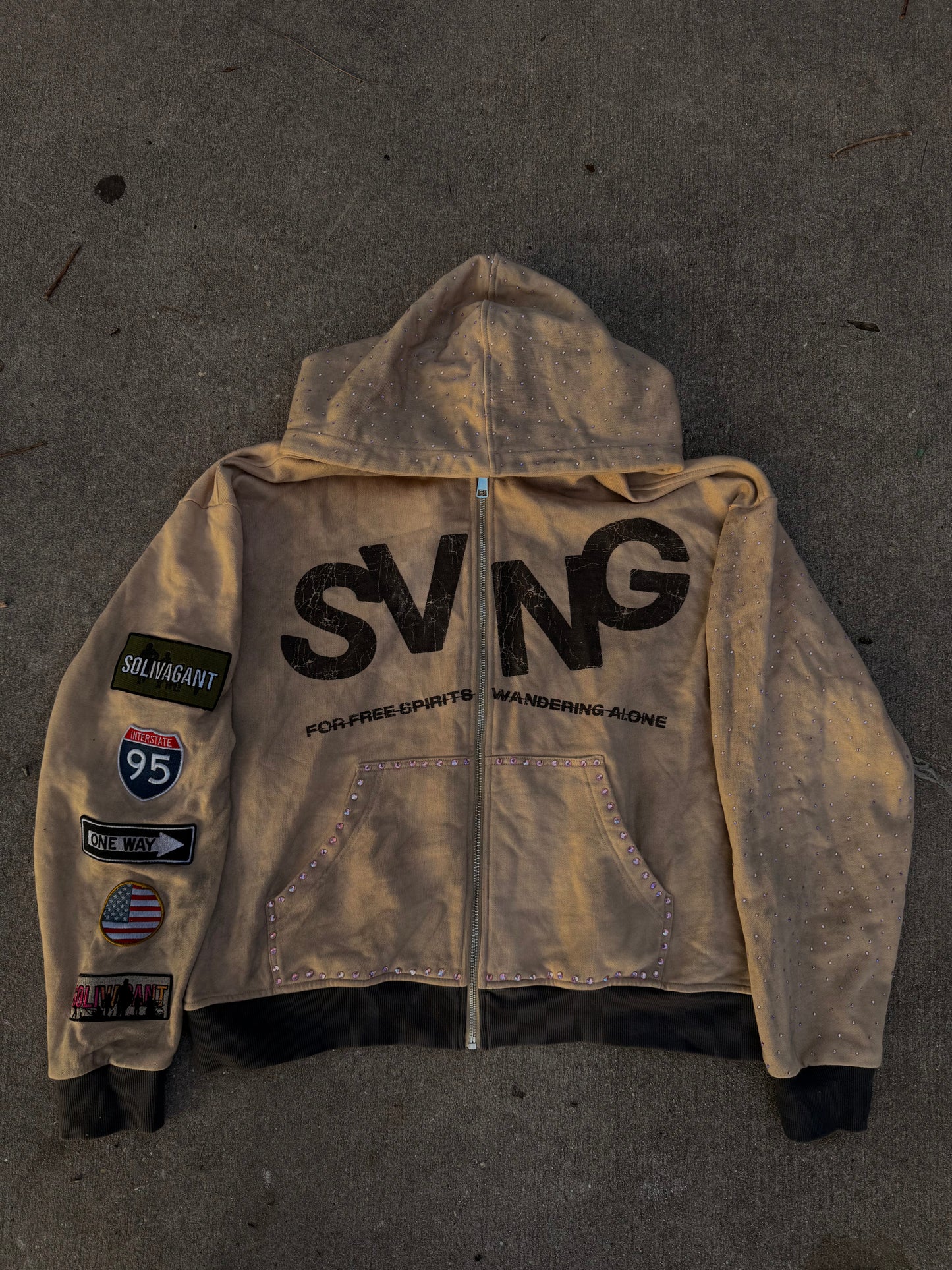 SVNG PatchWork Zip-up