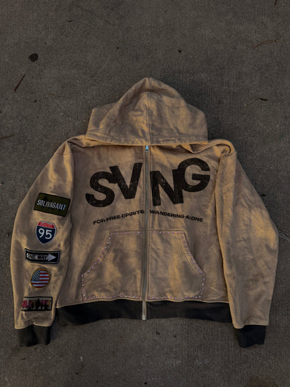 SVNG PatchWork Zip-up